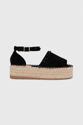 Answear Lab espadrile culoarea negru, cu platforma