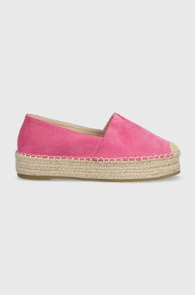 Answear Lab espadrile culoarea roz, cu platforma