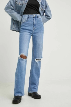 Answear Lab jeansi x colectia limitata SISTERHOOD femei high waist