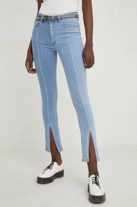 Answear Lab jeansi x colectia limitata SISTERHOOD femei medium waist