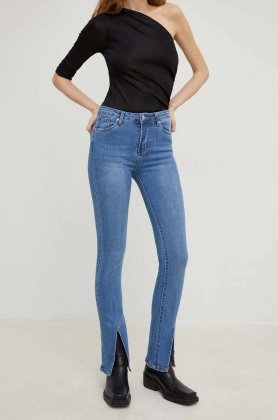 Answear Lab jeansi x colectia limitata SISTERHOOD femei medium waist