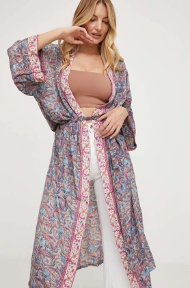 Answear Lab kimono de matase oversize, modelator