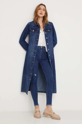 Answear Lab palton jeans femei, de tranzitie