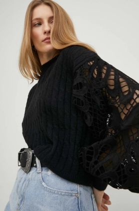 Answear Lab pulover femei, culoarea negru, light