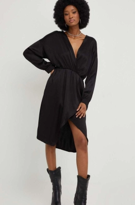 Answear Lab rochie x colectia limitata SISTERHOOD culoarea negru, mini, oversize