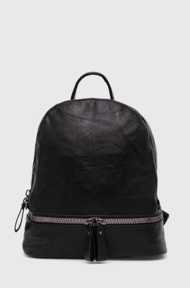 Answear Lab rucsac femei, culoarea negru, mic, neted