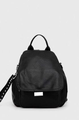 Answear Lab rucsac femei, culoarea negru, mic, neted