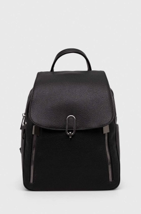 Answear Lab rucsac femei, culoarea negru, mic, neted