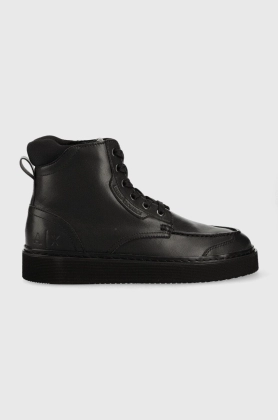 Armani Exchange pantofi barbati, culoarea negru