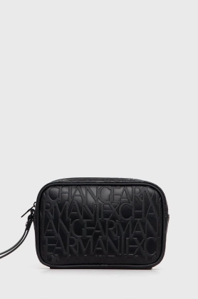 Armani Exchange portfard culoarea negru