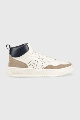 Armani Exchange sneakers culoarea alb