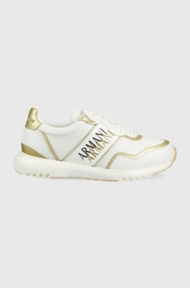 Armani Exchange sneakers culoarea alb