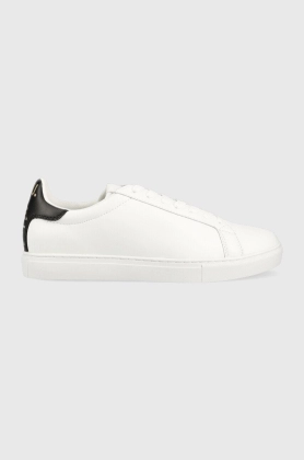 Armani Exchange sneakers din piele culoarea alb