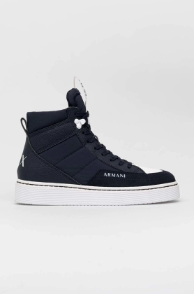 Armani Exchange sneakers XUZ043.XV640.K487 culoarea albastru marin, XUZ043 XV640 K487