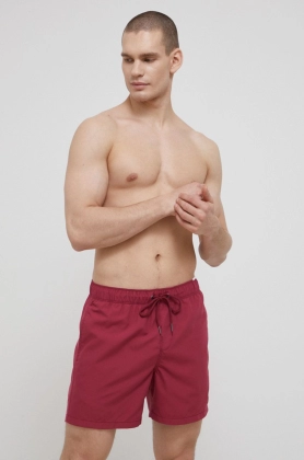 Billabong pantaloni scurti de baie culoarea bordo