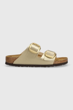 Birkenstock papuci 1025822 femei, culoarea auriu, Arizona BB