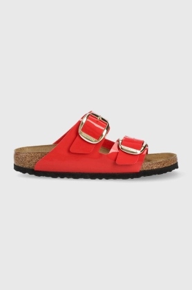 Birkenstock papuci Arizona femei, culoarea rosu, Arizona BB