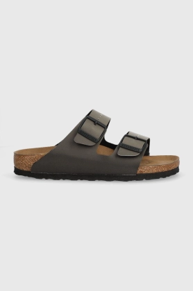 Birkenstock papuci Arizona Ombre femei, culoarea gri, 1025623