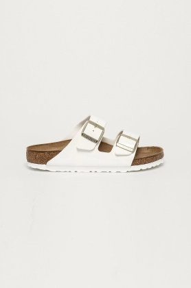 Birkenstock Papuci femei, culoarea alb