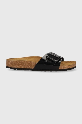 Birkenstock papuci Madrid femei, culoarea negru, 1026125