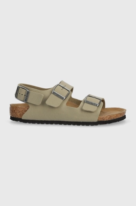 Birkenstock sandale copii Milano femei, culoarea bej