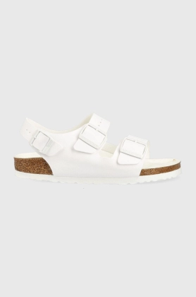 Birkenstock sandale MILANO femei, culoarea alb, 1025011