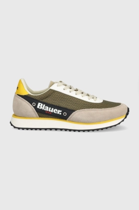 Blauer sneakers culoarea verde