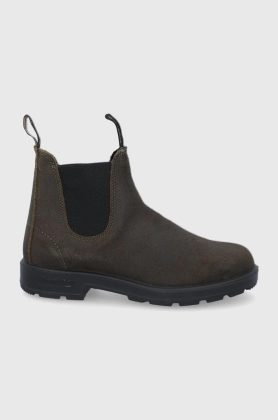 Blundstone Ghete Chelsea de piele 1615 barbati, culoarea verde