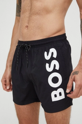 BOSS pantaloni scurti de baie culoarea negru