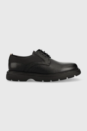 BOSS pantofi de piele Jacob barbati, culoarea negru, 50487180