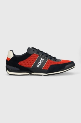 BOSS sneakers Saturn culoarea albastru marin