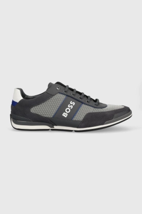 BOSS sneakers Saturn culoarea gri, 50485629