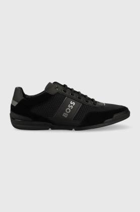 BOSS sneakers Saturn culoarea negru, 50485629