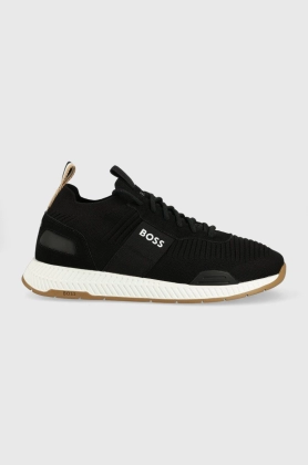 BOSS sneakers Titanium culoarea negru