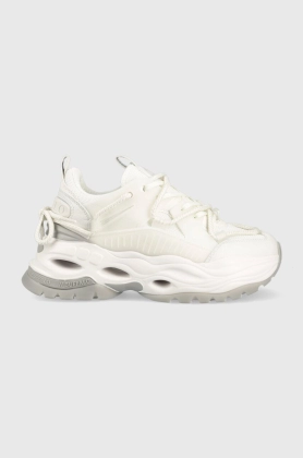 Buffalo sneakers Triplet-Lace culoarea alb, 1630921