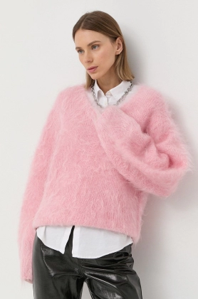 By Malene Birger pulover de lana Hamie femei, culoarea roz,