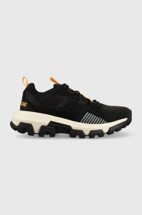 Caterpillar sneakers din piele intoarsa culoarea negru