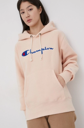 Champion Bluza 114788 femei, culoarea roz, cu imprimeu