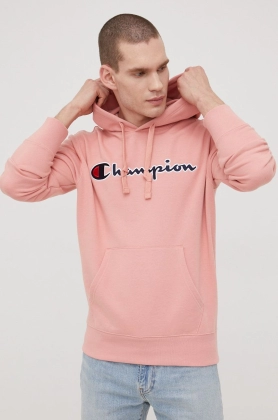 Champion bluza 217060 barbati, culoarea roz, cu imprimeu