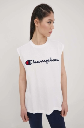 Champion top din bumbac 114932 culoarea alb