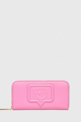 Chiara Ferragni portofel femei, culoarea roz