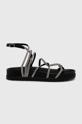 Chiara Ferragni sandale CF3148_001 femei, culoarea negru, CF CABLE SANDAL