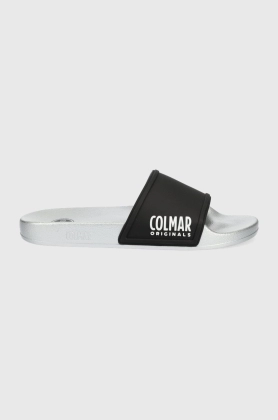 Colmar papuci Black-silver femei, culoarea argintiu