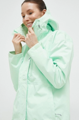 Columbia jacheta de exterior Hikebound culoarea verde, de tranzitie