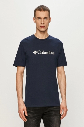 Columbia tricou barbati, culoarea albastru marin, cu imprimeu