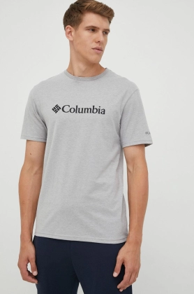 Columbia tricou barbati, culoarea gri, cu imprimeu