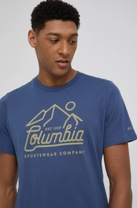 Columbia tricou din bumbac cu imprimeu