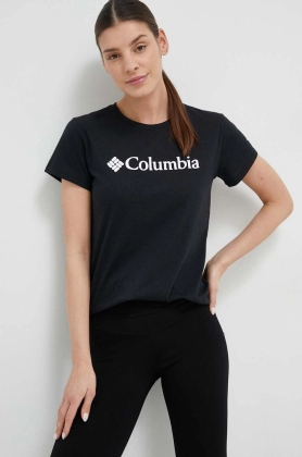 Columbia tricou femei, culoarea negru