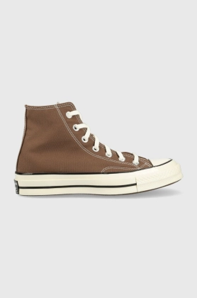 Converse tenisi Chuck 70 HI culoarea maro, A02755C