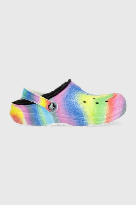 Crocs papuci Classic Lined Spray Dye Clog